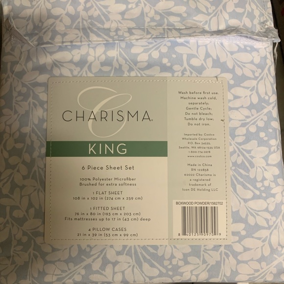 Bedding Charisma Microfiber 6 Piece King Sheet Set Poshmark